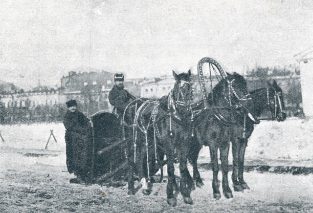 istock Russian Sleigh Carriage used in the 19th Century 1362759572