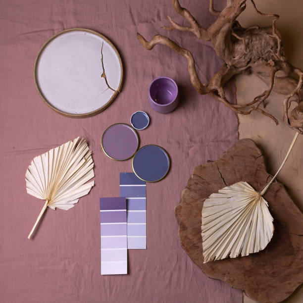 istock Color palette mood board for interior design and decor 1362760840