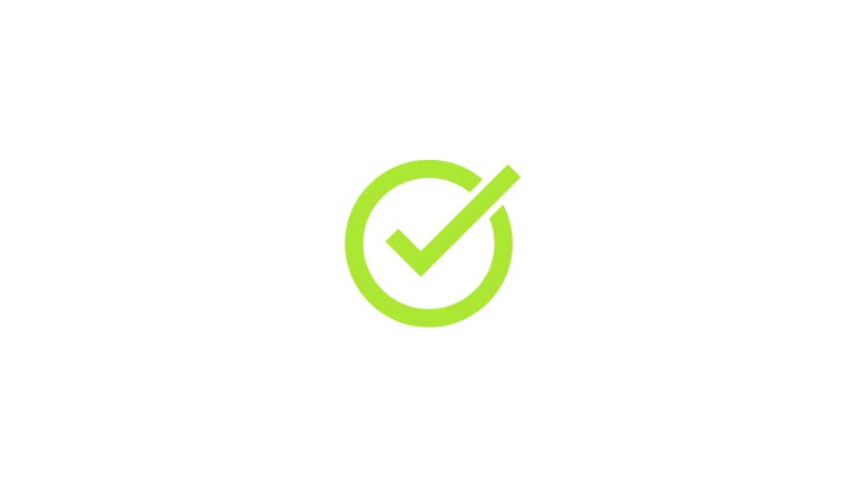 checkmark icon motion animation