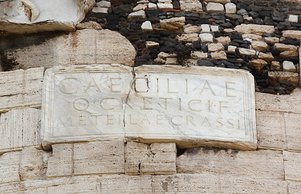 istock Titulus of Cecilia Metella's Mausoleum 136277361