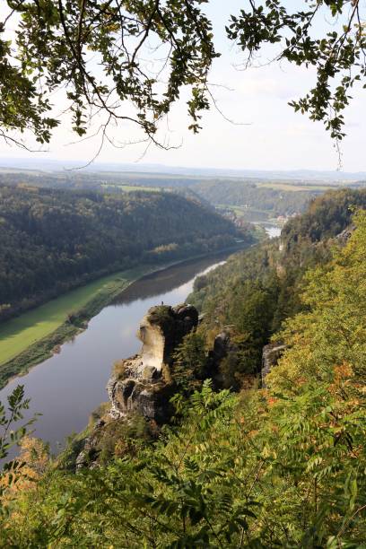 istock Sunny autumn day in Saxon Switzerland 1362774240