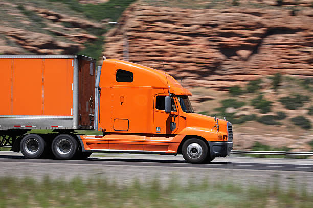 istock Truck on the Free-way 136278373