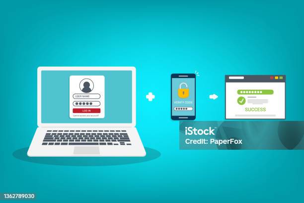 Two Factor Authentication Password Secure Notice Login Verification Or ...