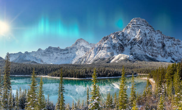 Citadel Mountain and it’s reflection in the Waterfowl Lake