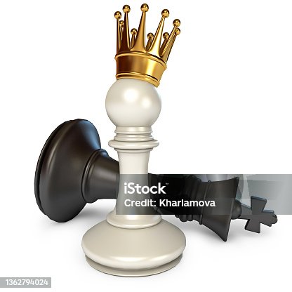istock White does the pawn checkmate 1362794024