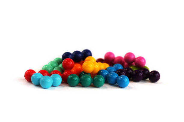 istock multi-colored plastic puzzle elements in the form of balls 1362797449