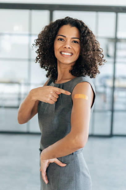 istock Vaccinated with Covid-19 vaccine 1362799199