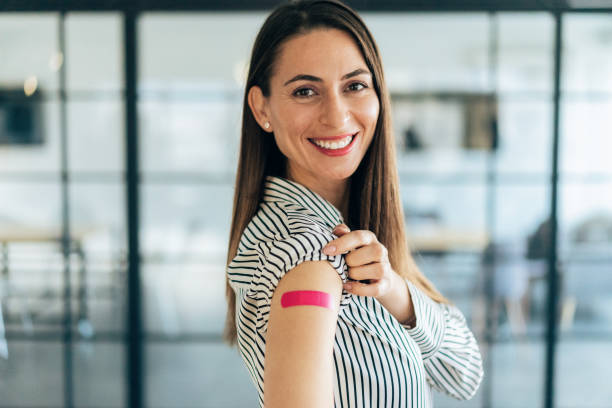 istock Vaccinated with Covid-19 vaccine 1362799203