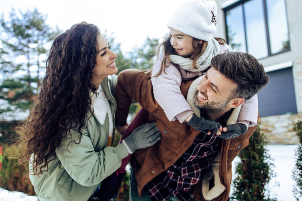 istock Family having fun on their mountain vacation 1362799331