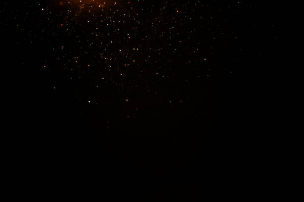 texture of falling snow, layer to overlay on a black background