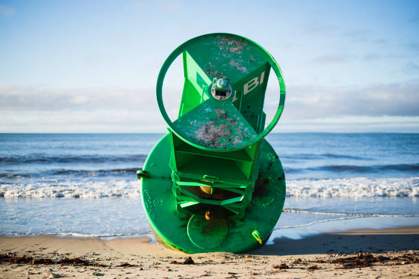 istock Government Bell Buoy Washed Ashore after Hurricane 1362808918