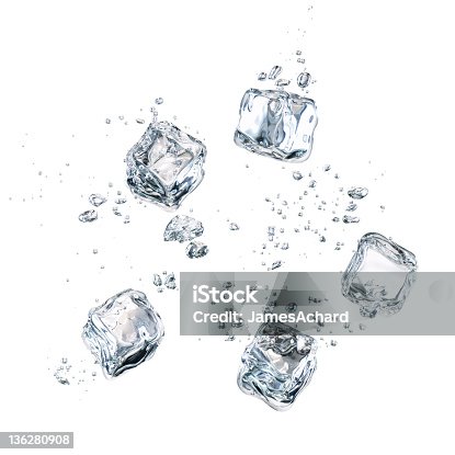 istock Falling Ice Cubes 136280908