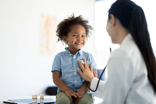istock Listening to a Little Boys Heart 1362811143