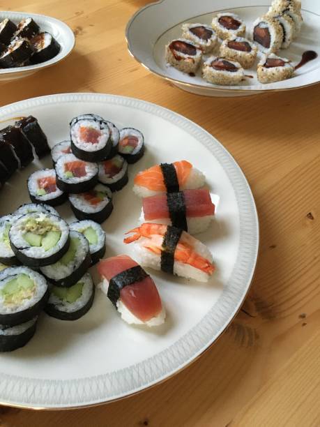 istock Sushi Rolls Homemade 1362811711