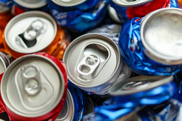 istock recycle aluminum metal crushed can waste background 1362813953