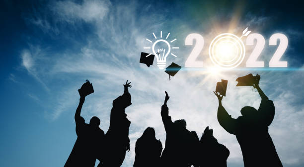 istock Silhouettes of students Celebration Education Graduation Student Success Learning Concept ceremony at university 1362815580