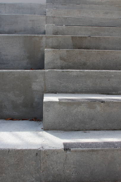 istock Portrait of concrete steps 1362826821