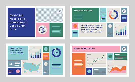 Modular Presentation Insert System Modular Presentation Design Template With Modern Geometric Graphics ...