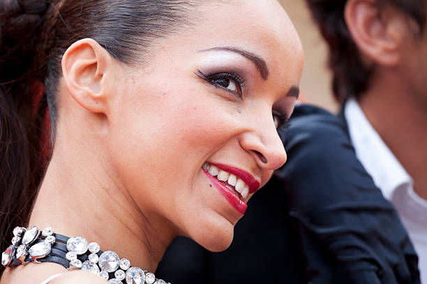 istock Young Celebrity Couple Smiling For The Camera 136283415