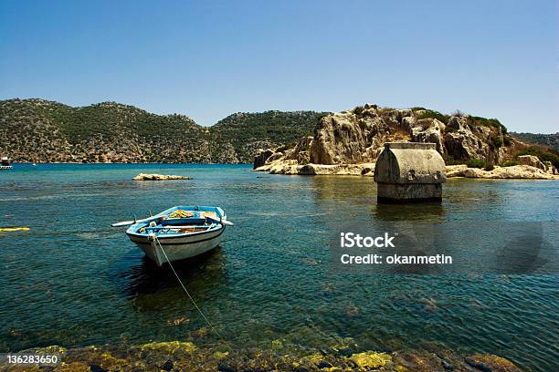 Foto de Kekovakas e mais fotos de stock de Antiguidade - Antiguidade, Azul, Barco a remo