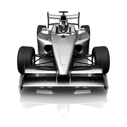 open-wheel single-seater racing car race car, high quality 3d rendering