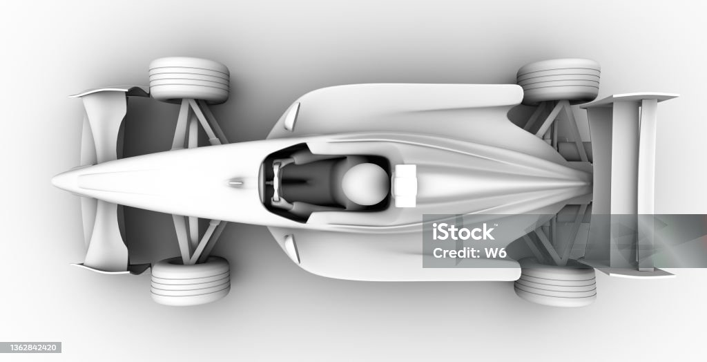 3d Openwheel Singleseater Racing Car Race Car Stock Photo