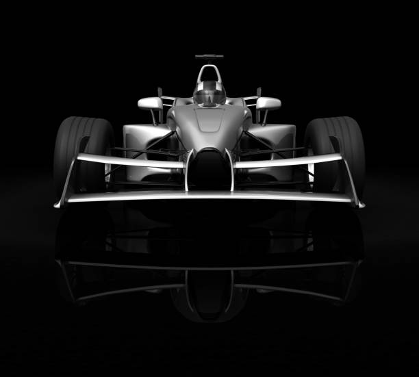 open-wheel single-seater racing car race car, high quality 3d rendering