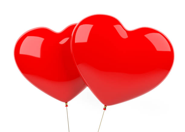 istock Valentine's day concept red-colored heart-shaped balloons. 1362848437