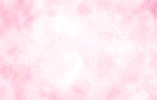 ピンクの水彩背景イラスト - 春点のイラスト素材／クリップアート素材／マンガ素材／アイコン素材