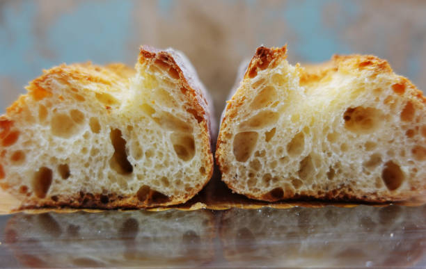 istock artisan bread: cross section of cut out baguette 1362856946