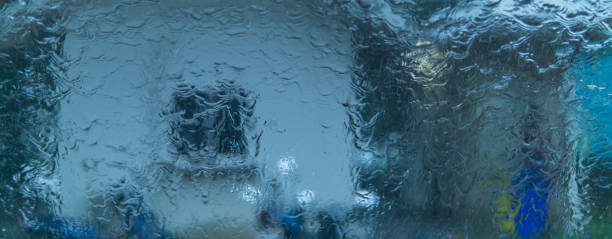 istock Water drop in rainy season. 1362857263