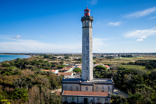 Whale lighthouse - Phare des baleine - in Re island, France