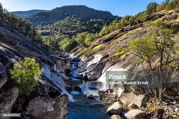 Natural Pools Of Los Pilones In The Garganta De Los Infiernos Gorge Jerte Valley Caceres Spain Stock Photo - Download Image Now