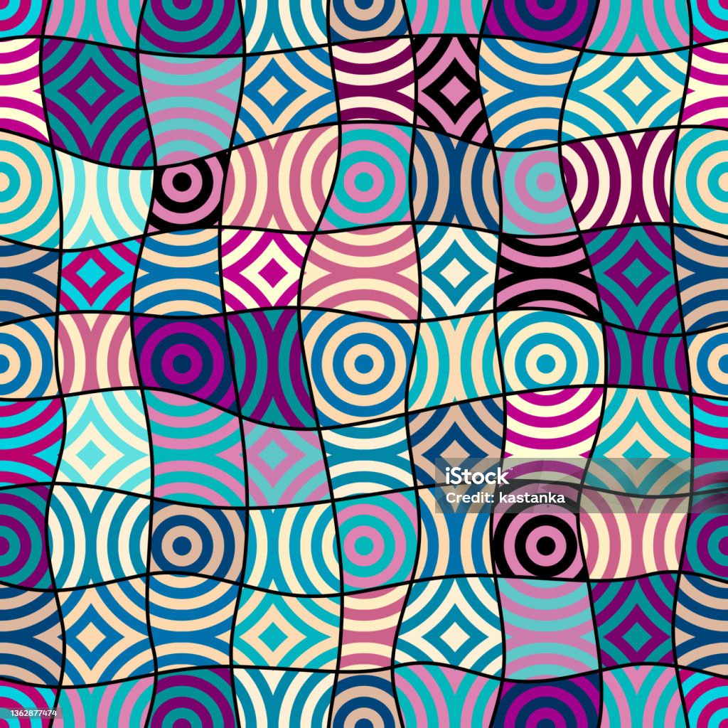 Yellow Patch Pattern Yellow Geometric Pattern In A Patchwork Collage Style Stock ...