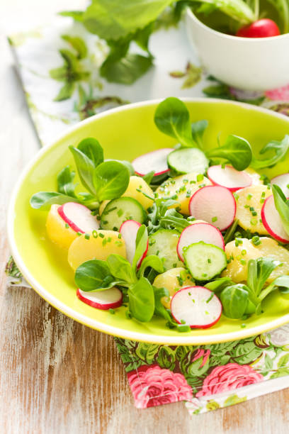 istock Potato salad with radishes 1362881251