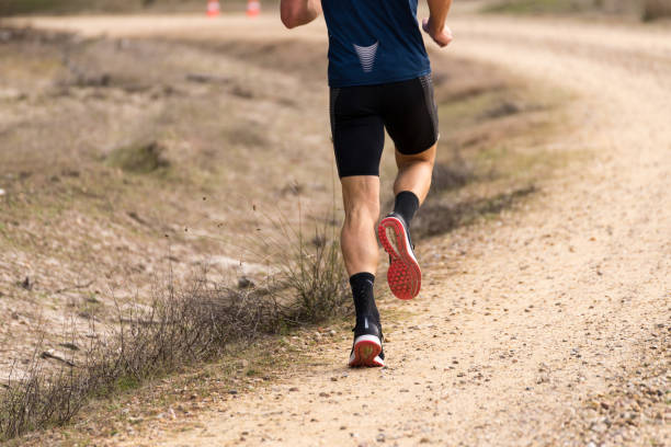 istock The legs of a man running 1362884823