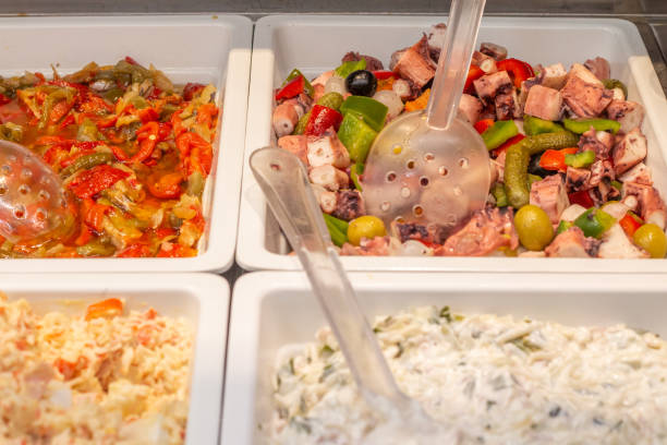 istock Octopus Salad at Mercado Central (Central Market) in Valencia, Spain 1362885884