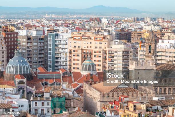 Central Market Of Valencia In Valencia Spain Stock Photo - Download Image Now