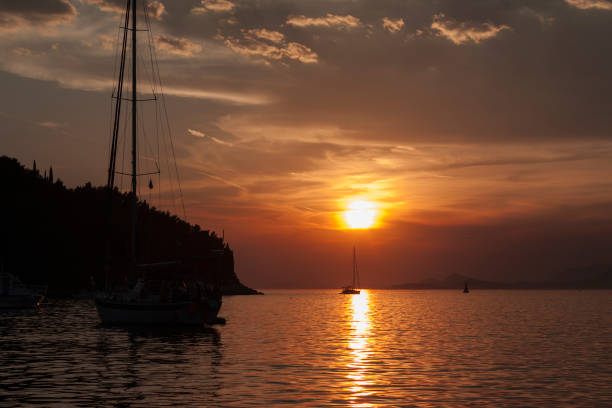 istock Evening in harbour, Cavtat, Croatia 1362899822