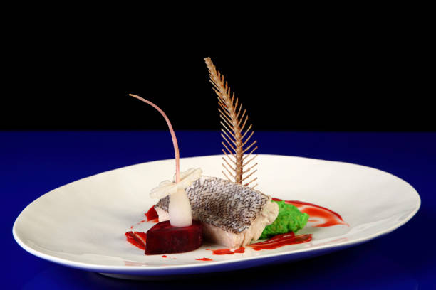istock chef's fine dining seafood and beef presentation 1362902730