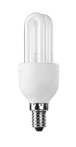 ampoule fluorescente - compact fluorescent lightbulb photos photos et images de collection