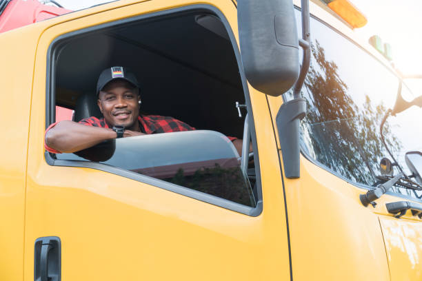 istock truck driver man smiling confident in insurance cargo transport 1362912890