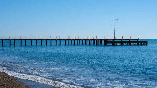 istock a pier on the beach and calming sea views 1362913495