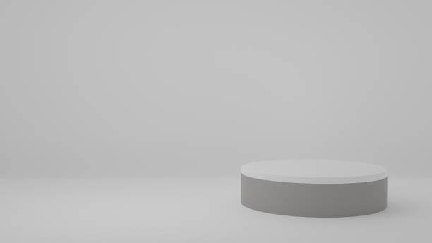 istock Product Stand in white room ,Studio Scene For Product ,minimal design,3D rendering 1362914741