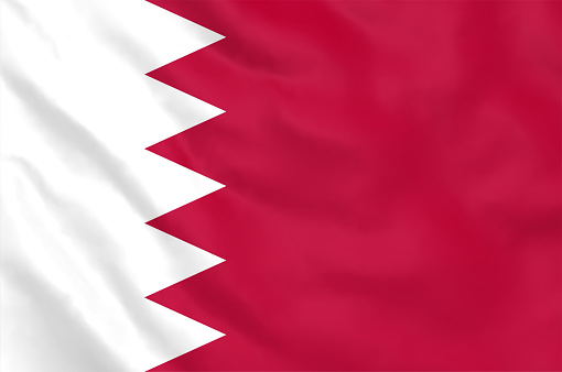 Bahrain flag waving