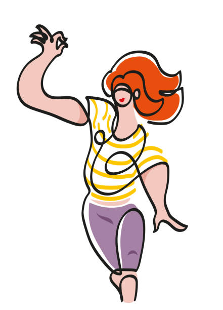 istock One line drawing of woman approving. 1362921434