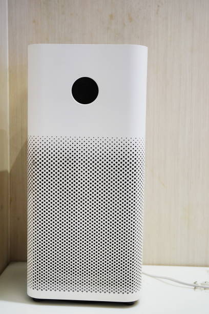 istock Air purifier with filter for cleaner 1362924273