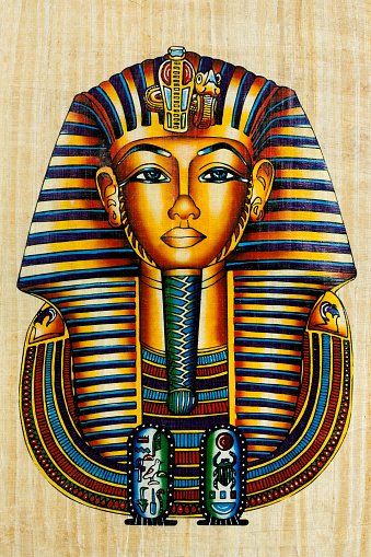 Papyrus souvenir depicting Rameses II