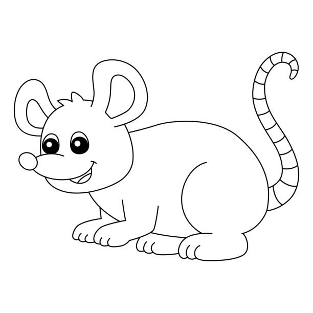 1,141 Coloring Book Coloring Page Mouse Illustrations & Clip Art - iStock