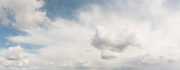 istock Scenic sky background. Beautiful panoramic background of atmosphere. Wide-angle image for design work 1362928817